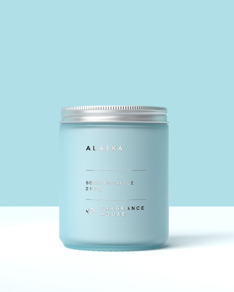 Alaska scented poured candle 200g