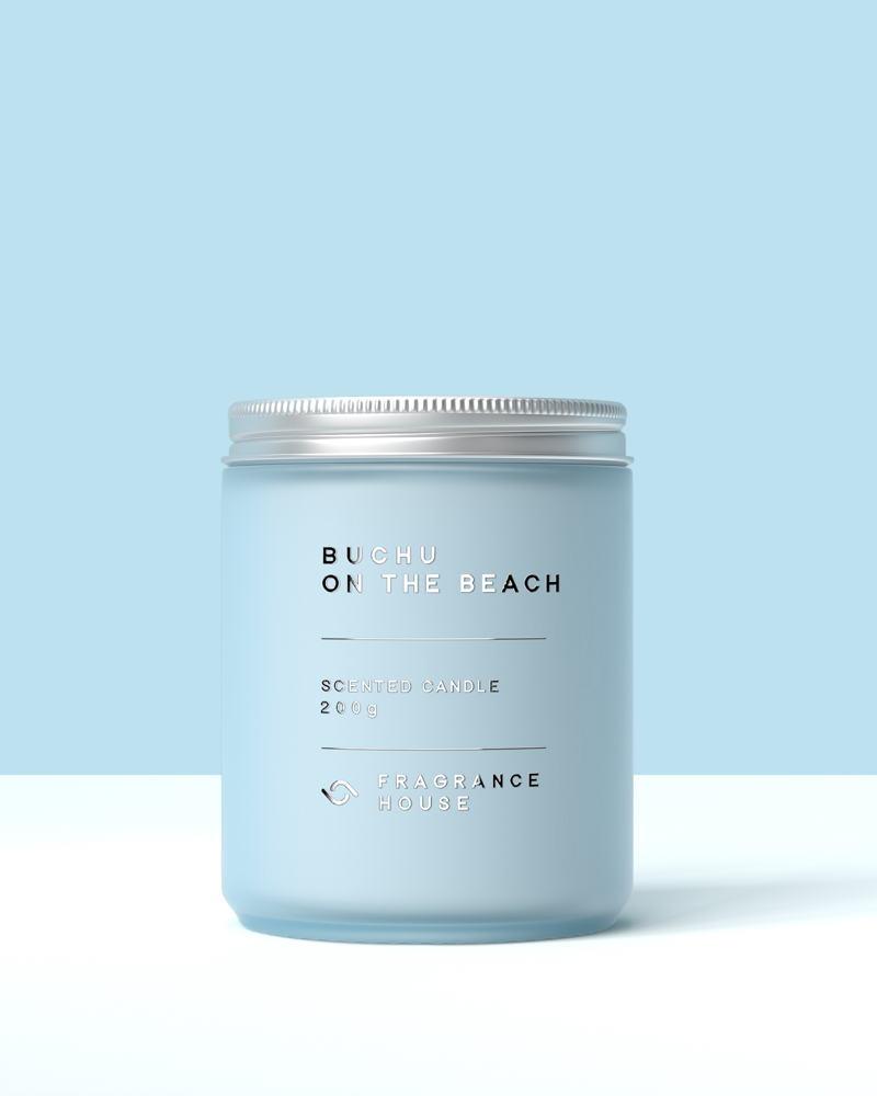 Buchu on the Beach scented poured candle 200g