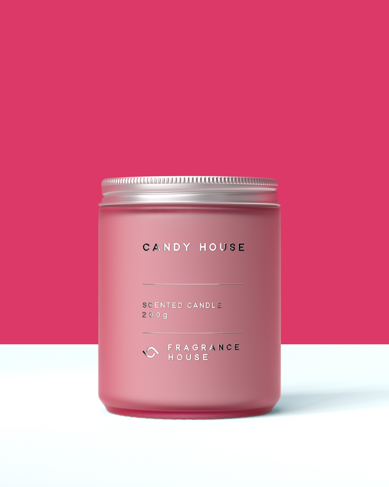 Candy House scented poured candle 200g