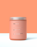 Peach scented poured candle 200g