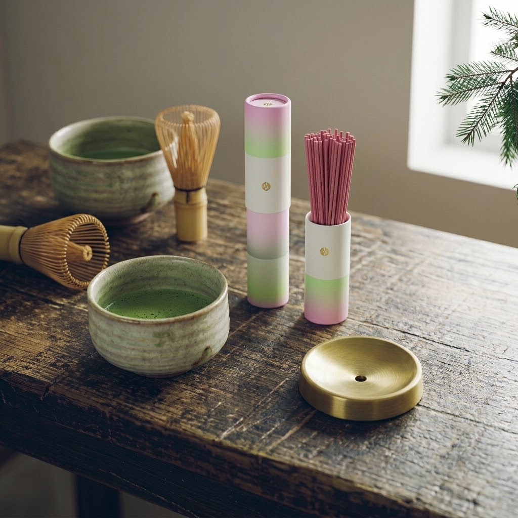Nippon Kodo Japanese Incense Stick (SCENTSCAPE) - Sakura & Green Leaf