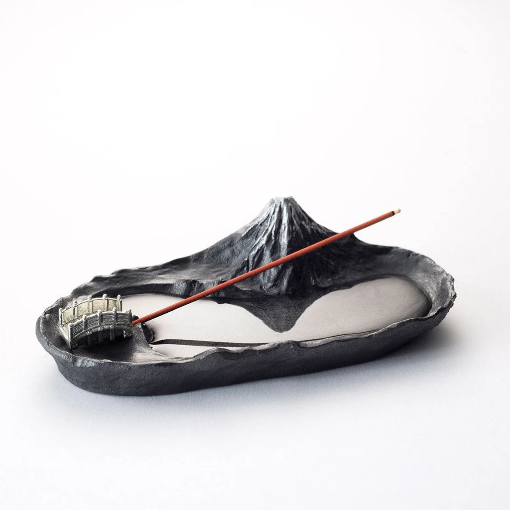 Mt Fuji - Incense Holder black