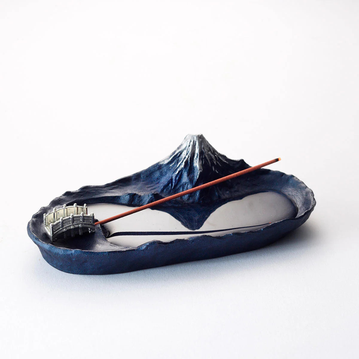 Mt Fuji - Incense Holder blue