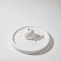 Little Whale Incense Stick Holder – Round Splash Ink Fragrance Plate