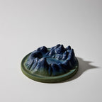 Rivers and Mountains Ceramic Incense Holder