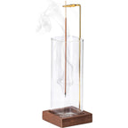 CEREMONY Wooden Incense Holder with Glass Ash Catcher