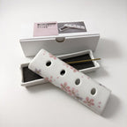 Reclining incense tray (large) cherry flower pattern