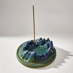 Rivers and Mountains Ceramic Incense Holder